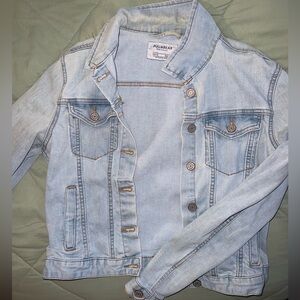 Light wash denim jacket
